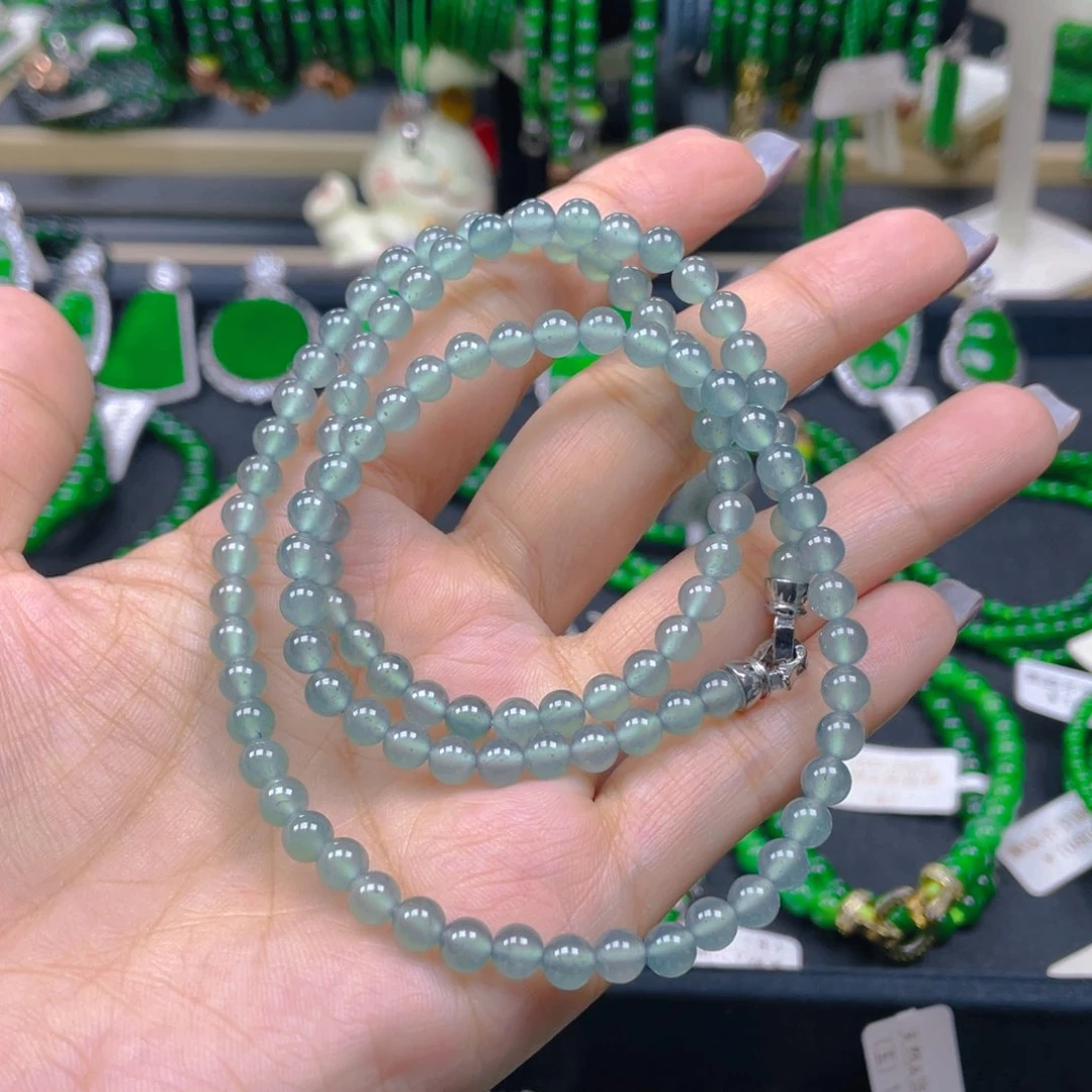 颈饰未镶嵌翡翠项链5