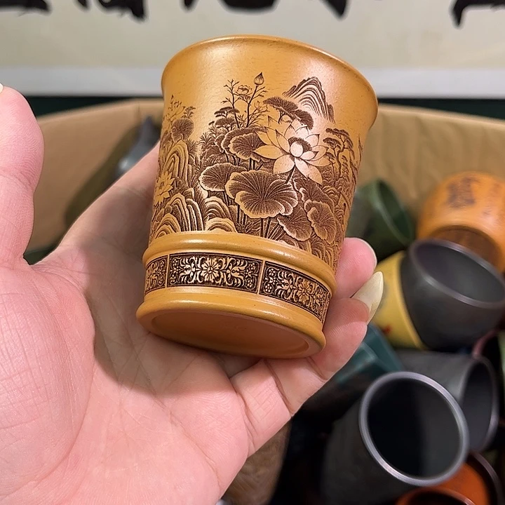 茶杯紫砂全手工紫砂主人杯