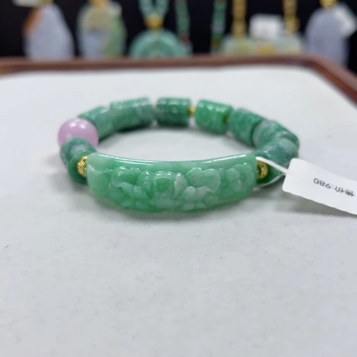 未镶嵌手链翡翠手牌