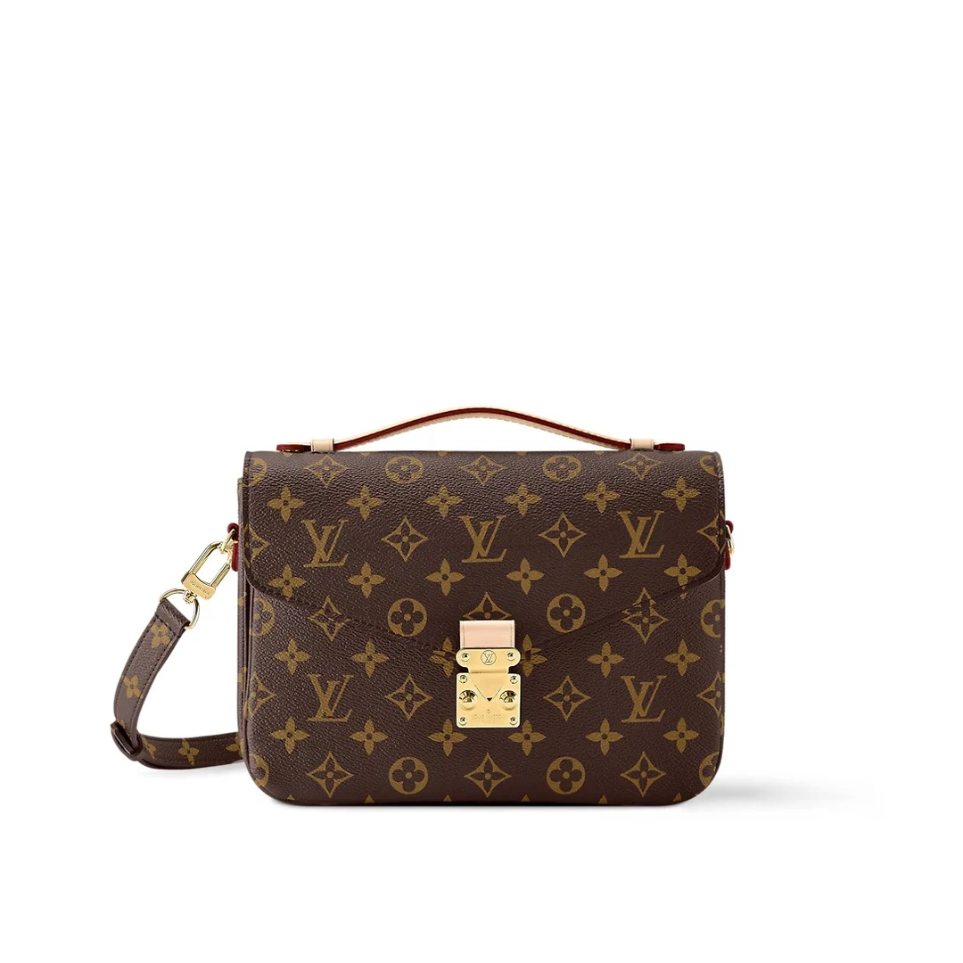 99新 LouisVuitton/路易威登 lv 芯片款老花邮差包/单肩翻盖腋下