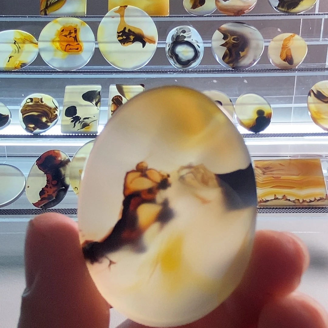 玛瑙/玉髓合金颈饰