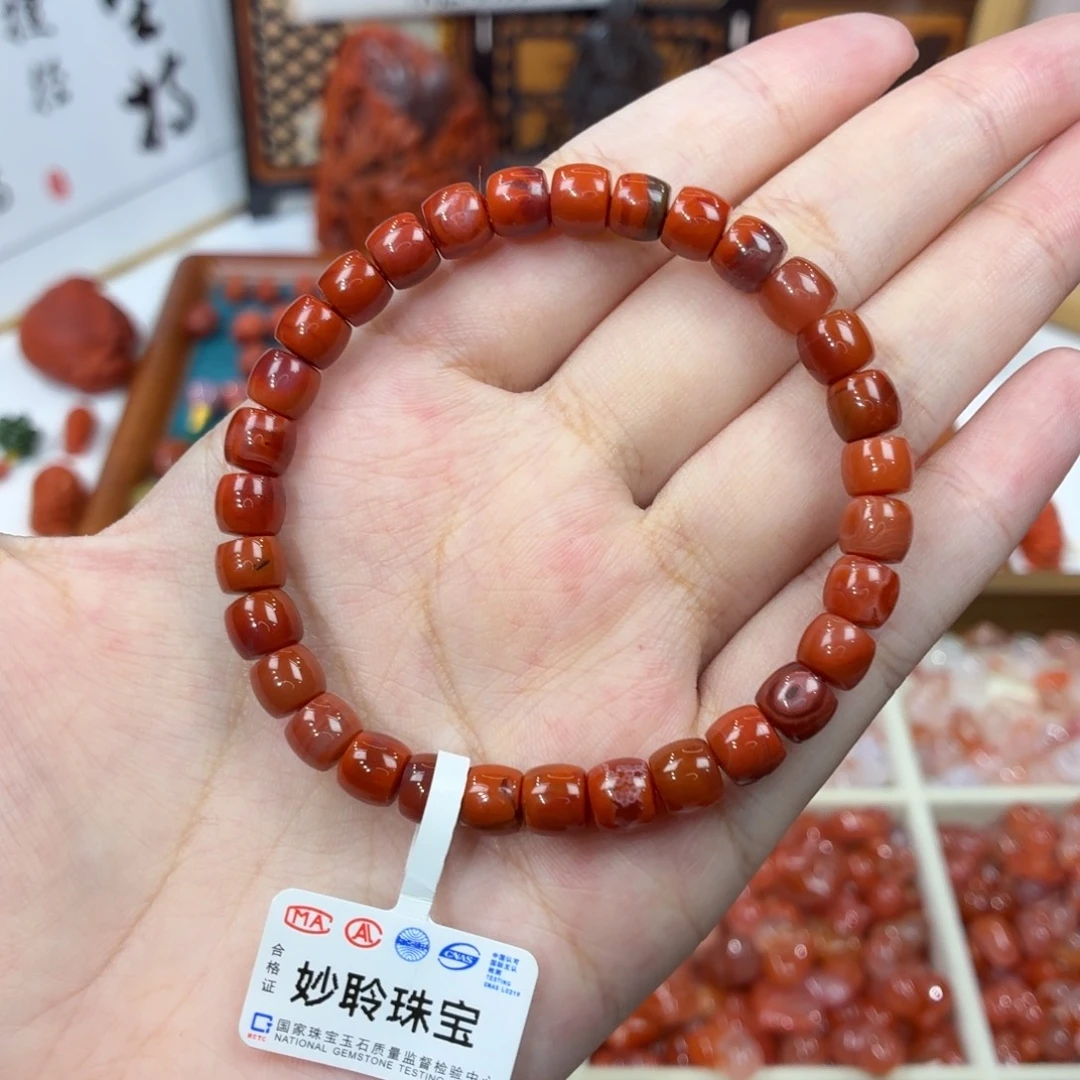 南红玛瑙未镶嵌配饰南红手串（默认微瑕）