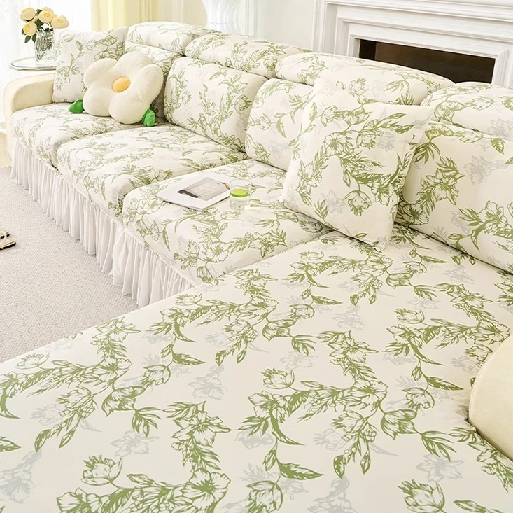 沐禾冰丝夏季沙发套罩全包万能套防滑2025新款防猫弹力无需量尺寸