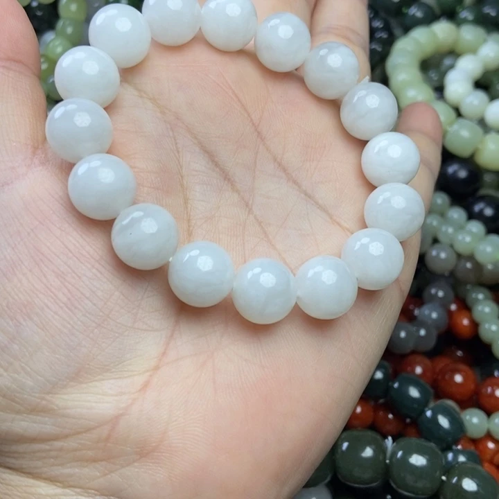 和田玉未镶嵌手链卡12