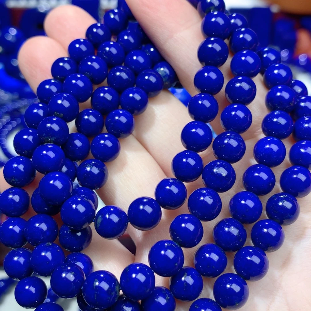 青金石未镶嵌7.7m108手链