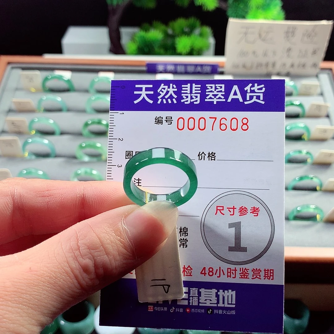 翡翠戒指未镶嵌19号
