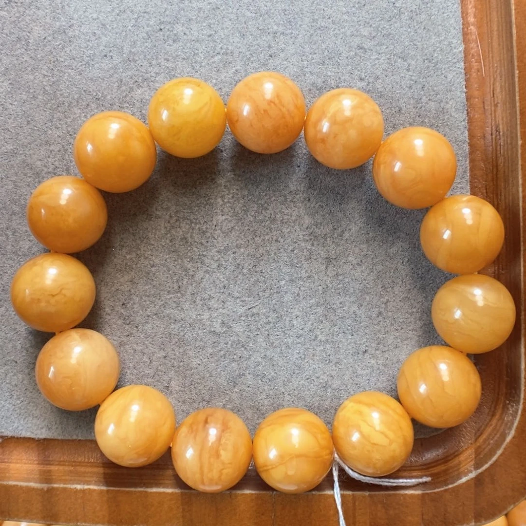 未镶嵌蜜蜡手串蜜蜡手串
