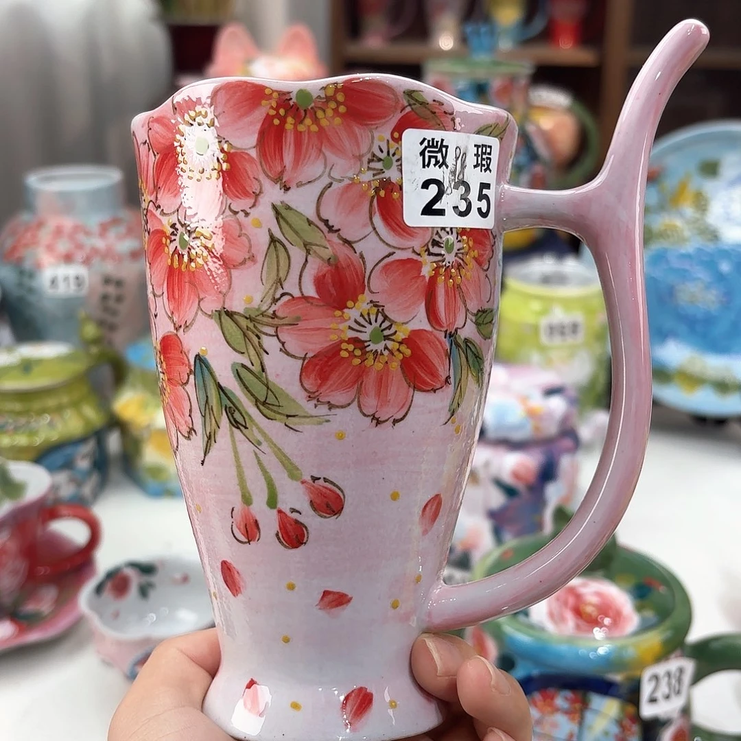 景德镇手绘高温釉下彩陶瓷茶具