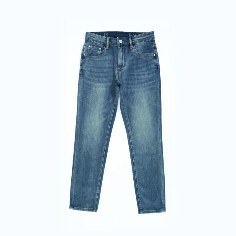 2526欧洲站【高定】高端男士牛仔裤修身弹力时尚复古蓝百搭春夏新款