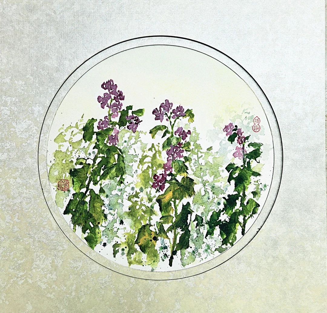 原创花鸟壁画客厅办公室茶室装饰画收藏珍品商务个人随手礼品首选