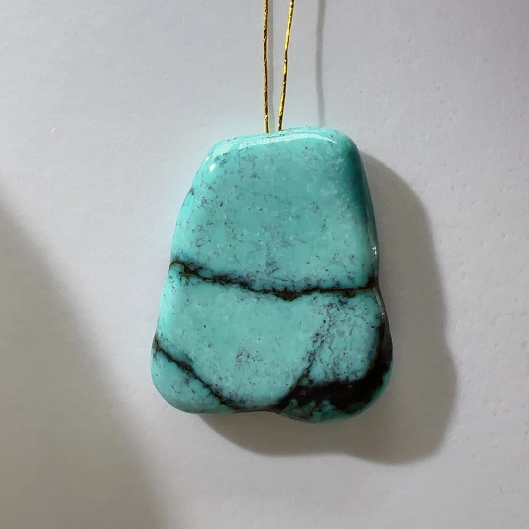 绿松石未镶嵌挂件