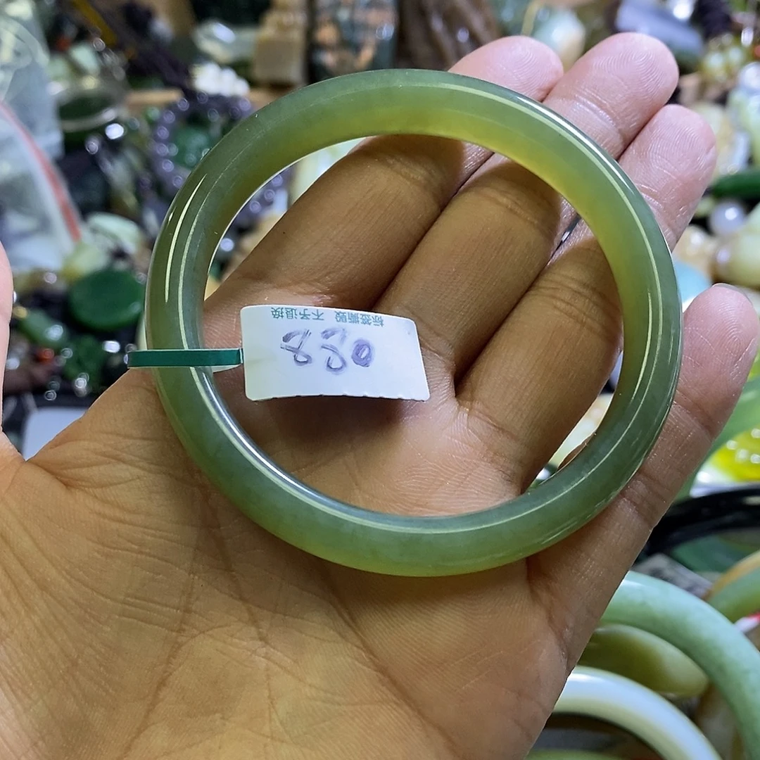 未镶嵌岫玉手镯56/57口径