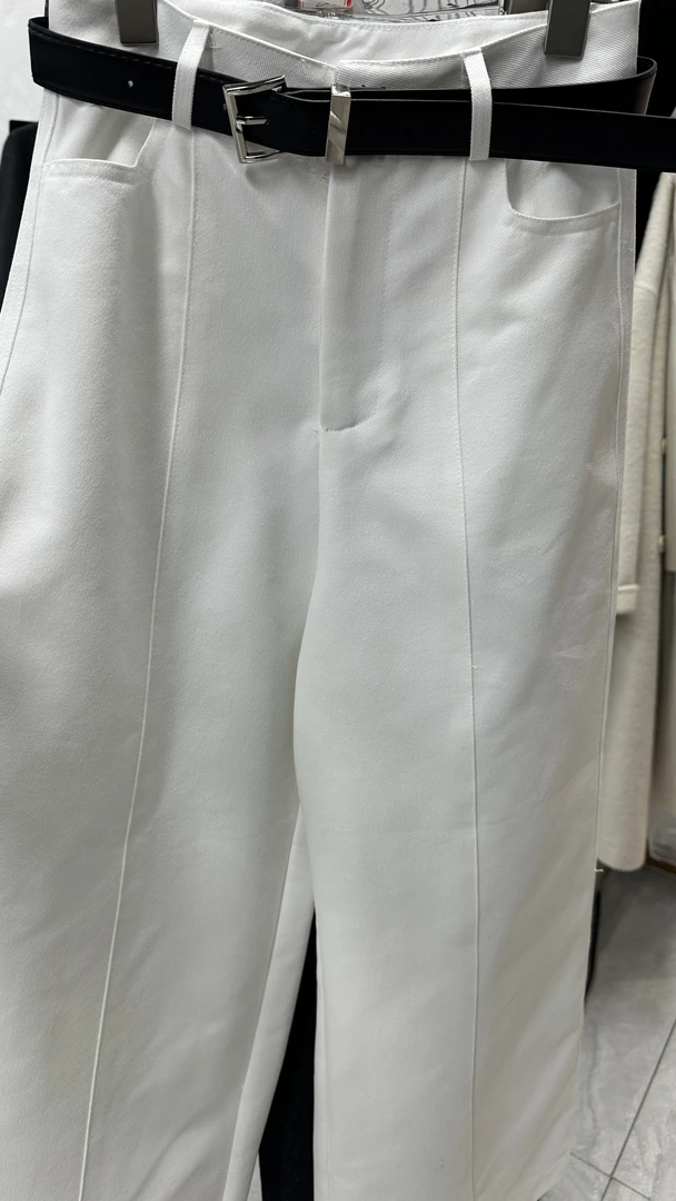 新款春秋季新款气质高腰显瘦时尚阔腿牛仔裤