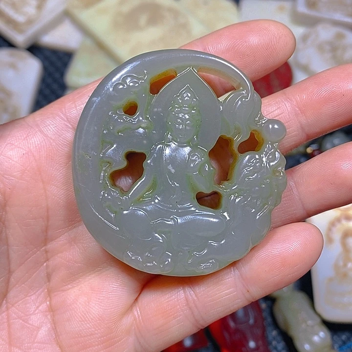 吊坠白玉菩提精选