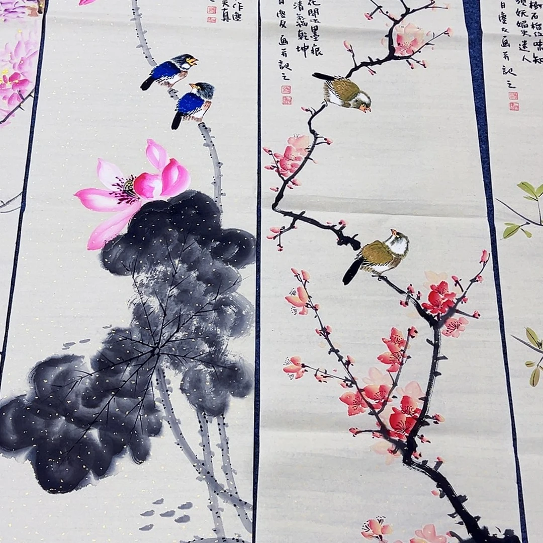 国画事事顺心如意万事如意