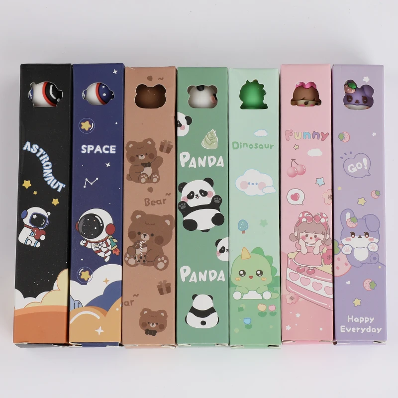 M601D-10高颜值ins风按动10色圆珠笔学生专用0.5mm顺滑流畅中性笔