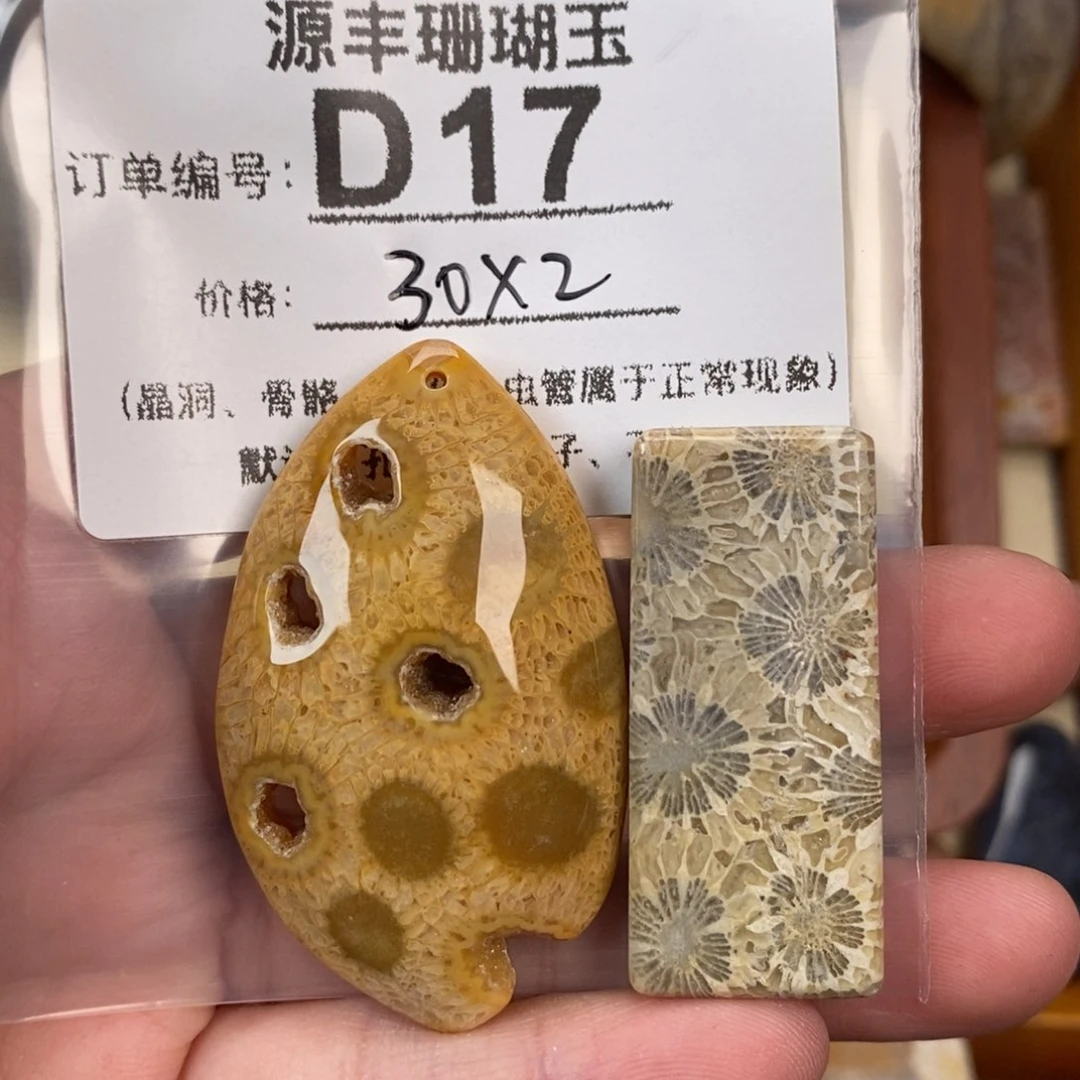 硅化玉颈饰未镶嵌水**同