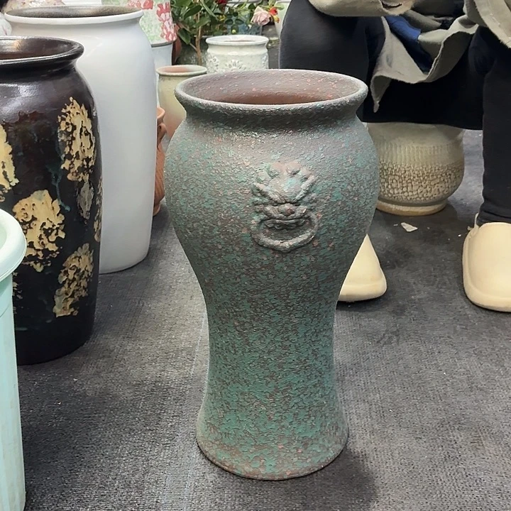 18×40 -粗陶花盆有孔-买买买