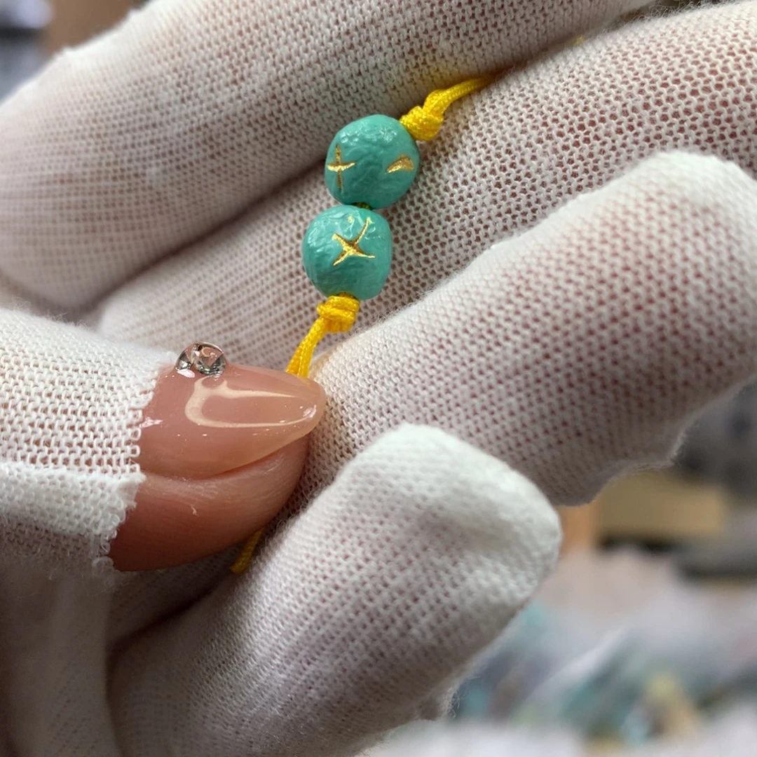 绿松石未镶嵌挂件