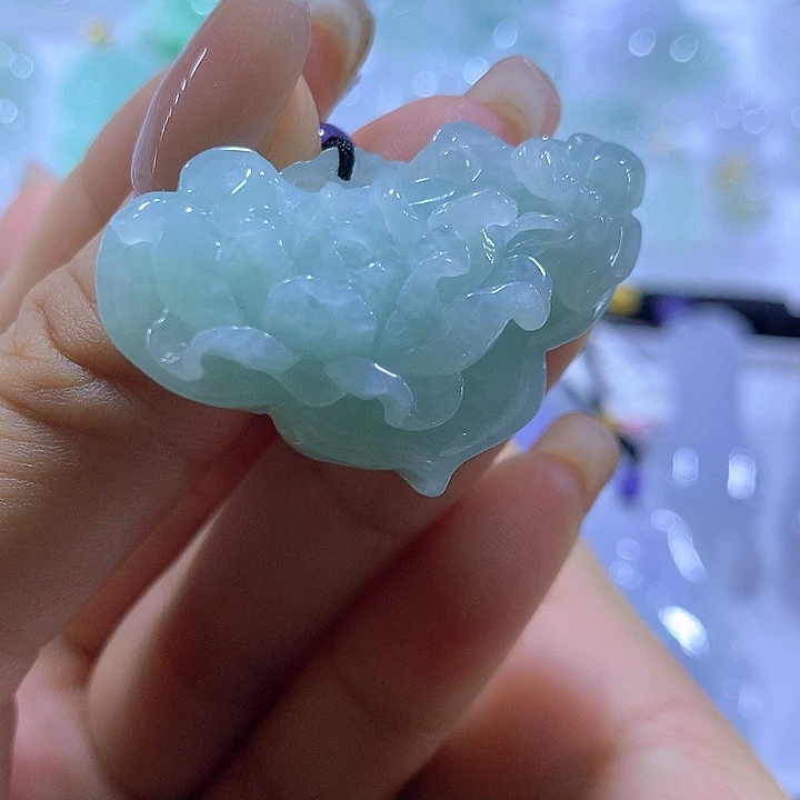 翡翠未镶嵌颈饰天然翡翠A货吊坠