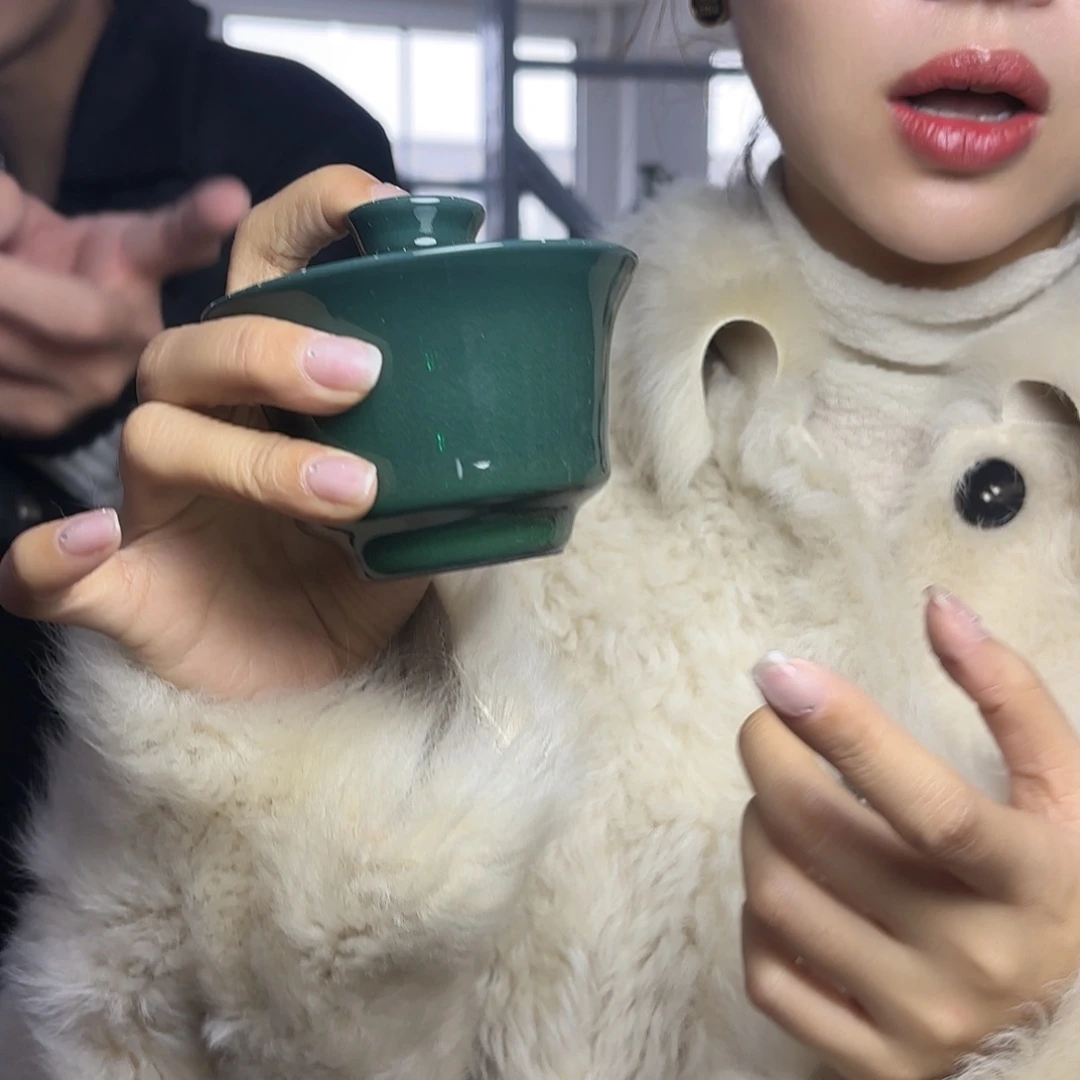 龙泉云间青瓷小米茶器