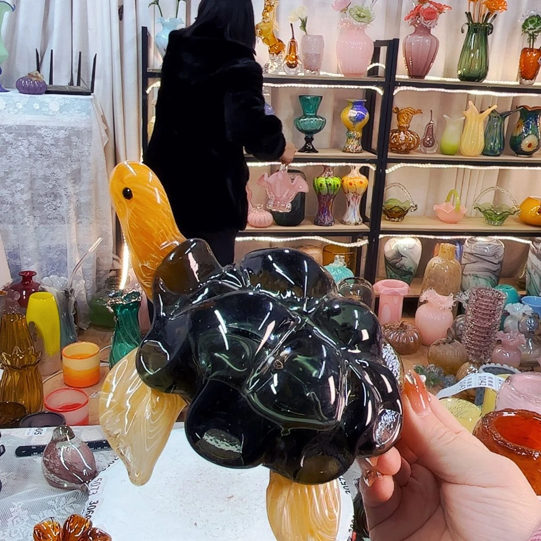 乌龟家悦美居琉璃摆件