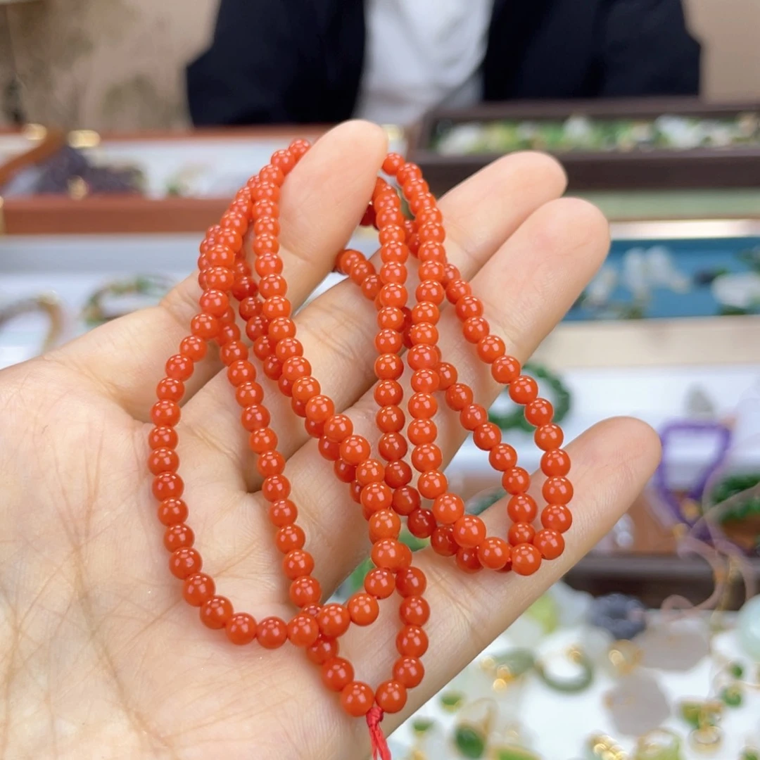 颈饰未镶嵌南红玛瑙卡3.7