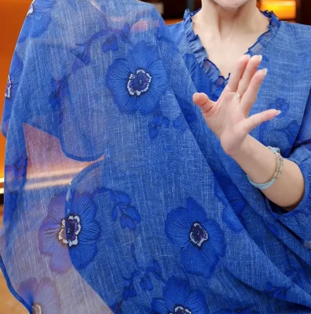 【蓝采和】2025年新款连衣裙时尚型减龄显瘦连衣裙 107