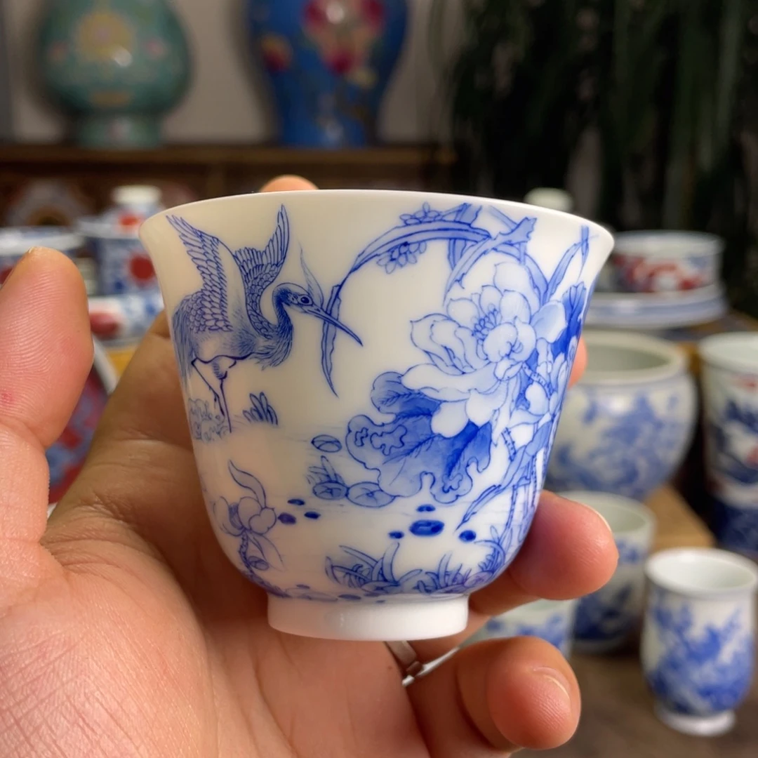 九段花鸟系列杯子