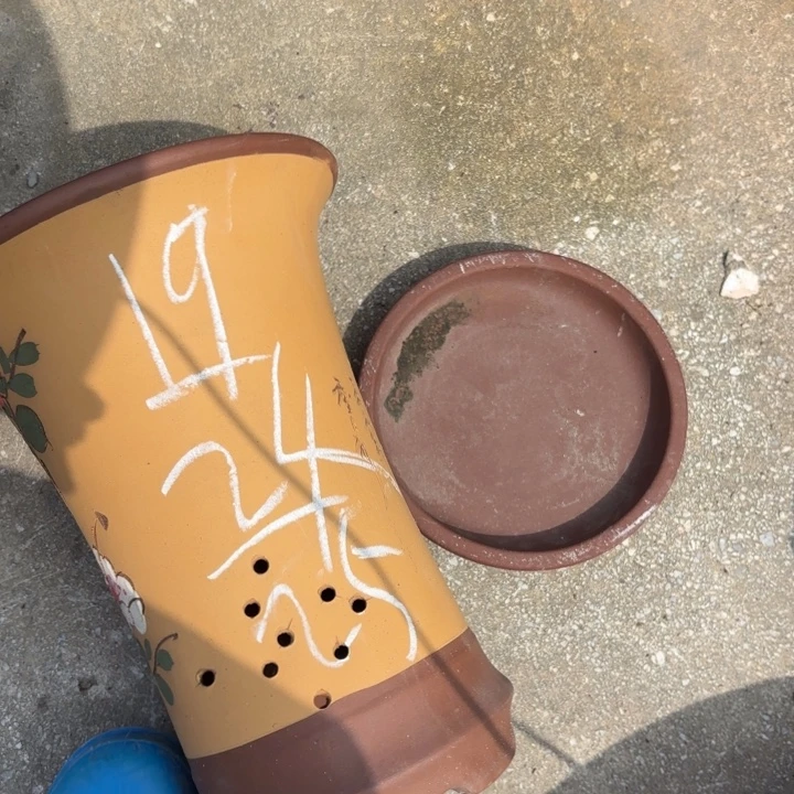 紫砂花盆紫砂的花