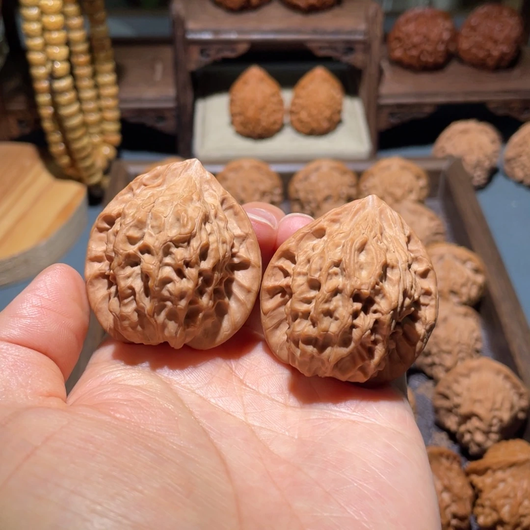 桃核吊坠1号七步沟40