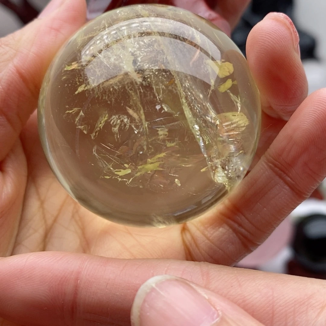黄晶珠宝半成品未镶嵌熊*9