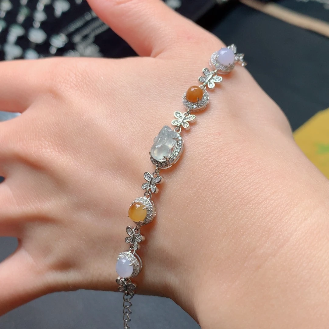 未镶嵌手镯翡翠帮***蜜翡翠