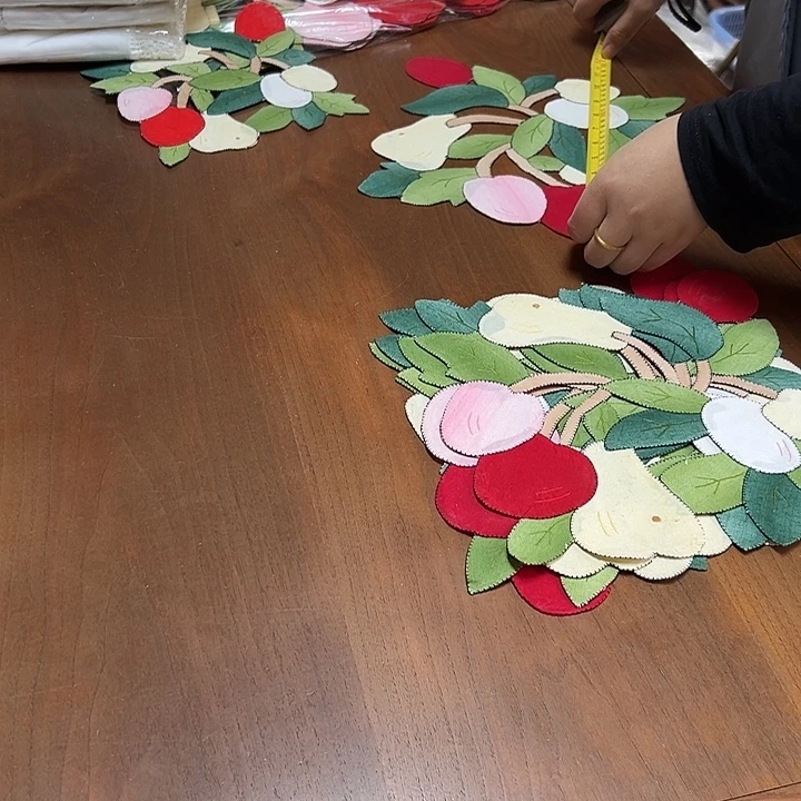 毛绒亚麻棉150-2片25厘米方