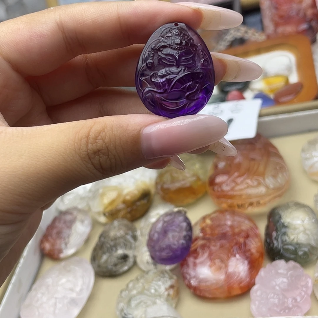 颈饰未镶嵌水晶天然