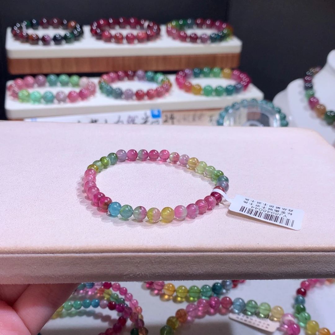 碧玺未镶嵌手链碧玺