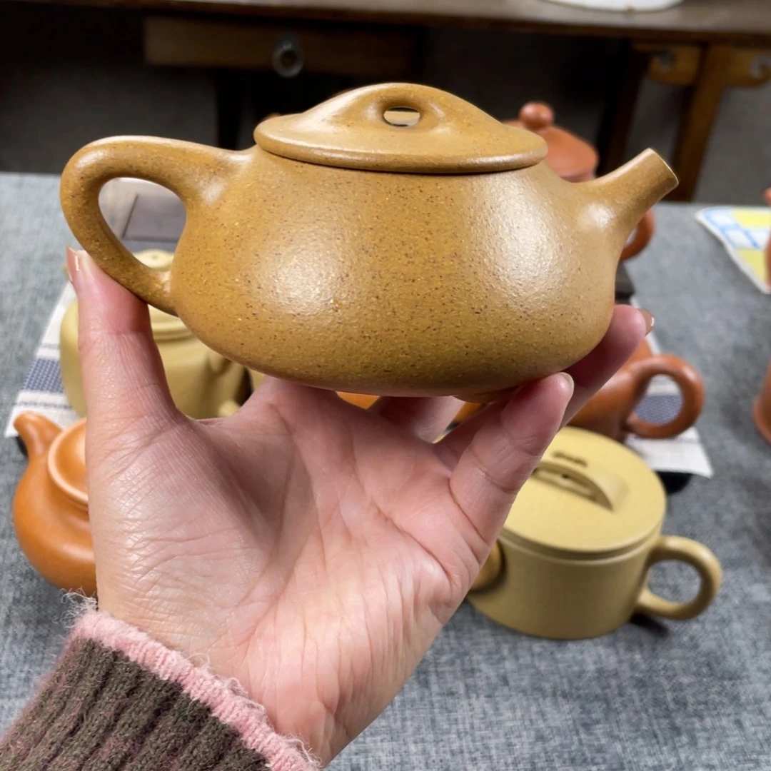 紫砂茶壶黄金段景舟石瓢全手30目249