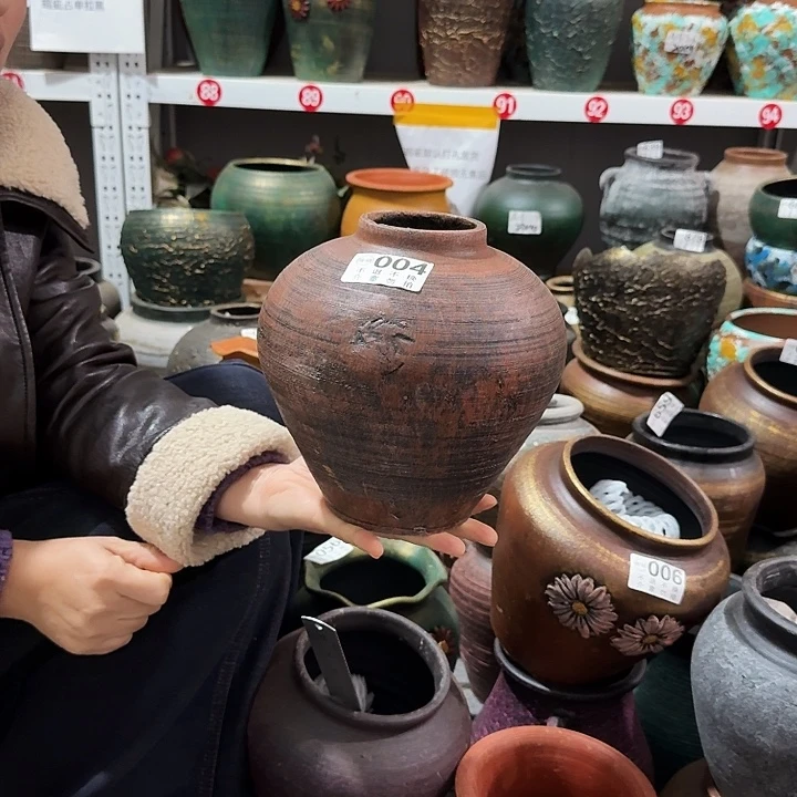 瑕疵004红小口高度20口8有孔