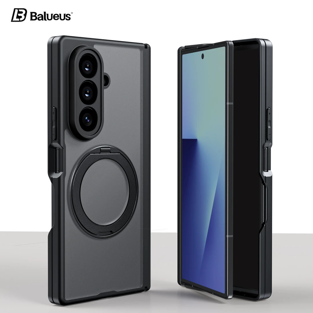 适用三星Zfold7手机壳w26心系天下保护套fold7磨砂磁吸双中轴全包