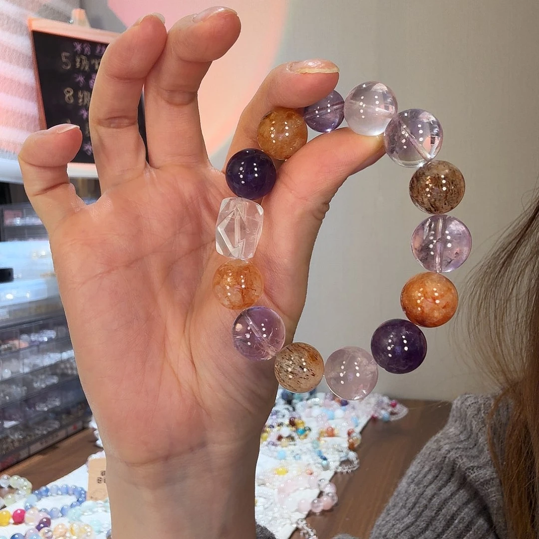 眼镜银S925镶嵌紫晶