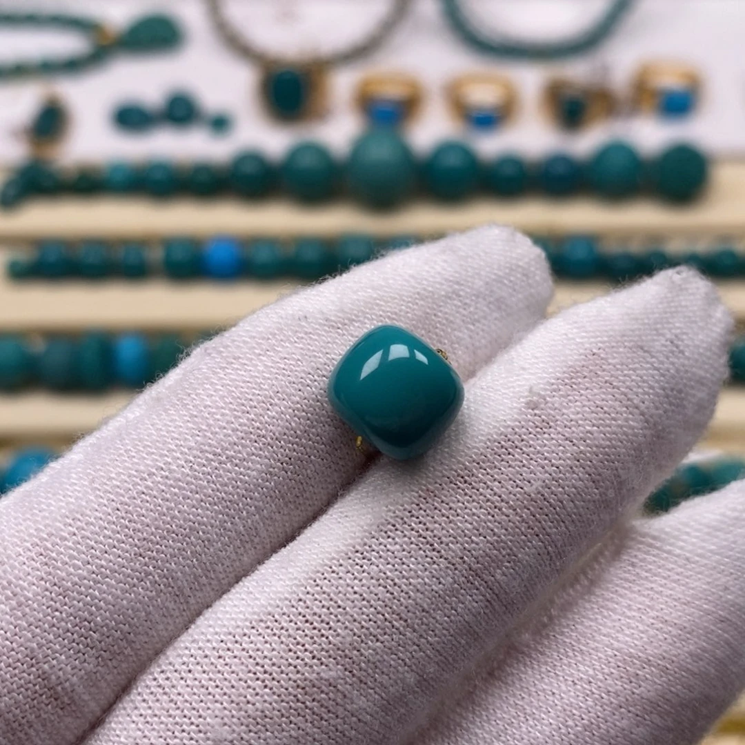 绿松石未镶嵌珠宝奇石老型9.5mm