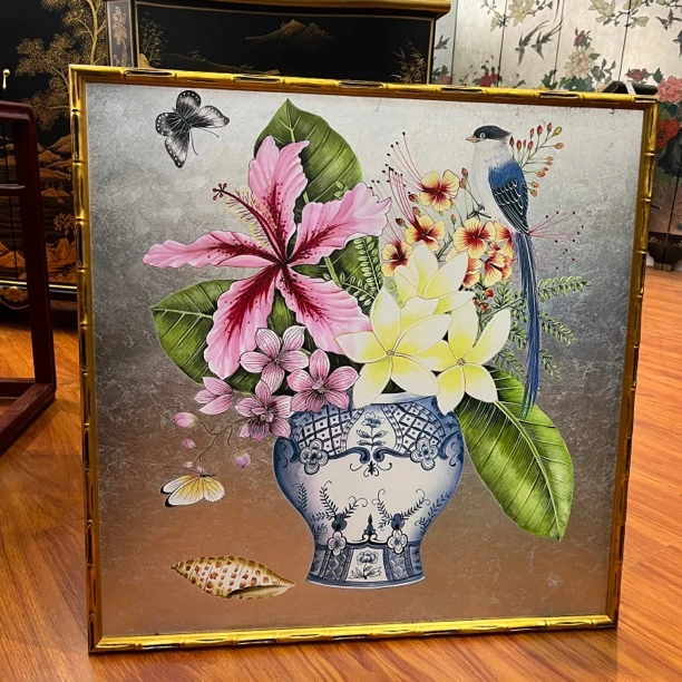 TS616中式挂画80*80
