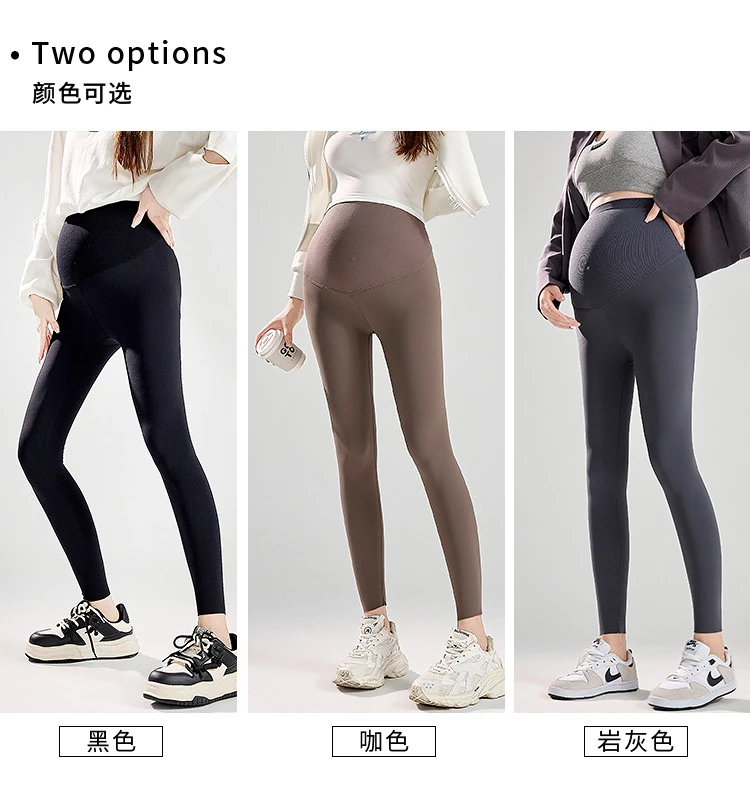 实体店高品质孕妇无痕磨毛鲨鱼裤