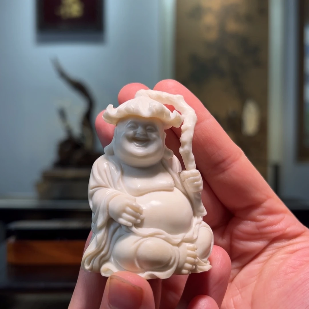 木娜****?弥勒摆件欢喜自在