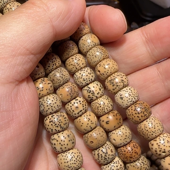 悟***空原生态星月菩提108设计藏切10.5x7.5原生态星月菩提