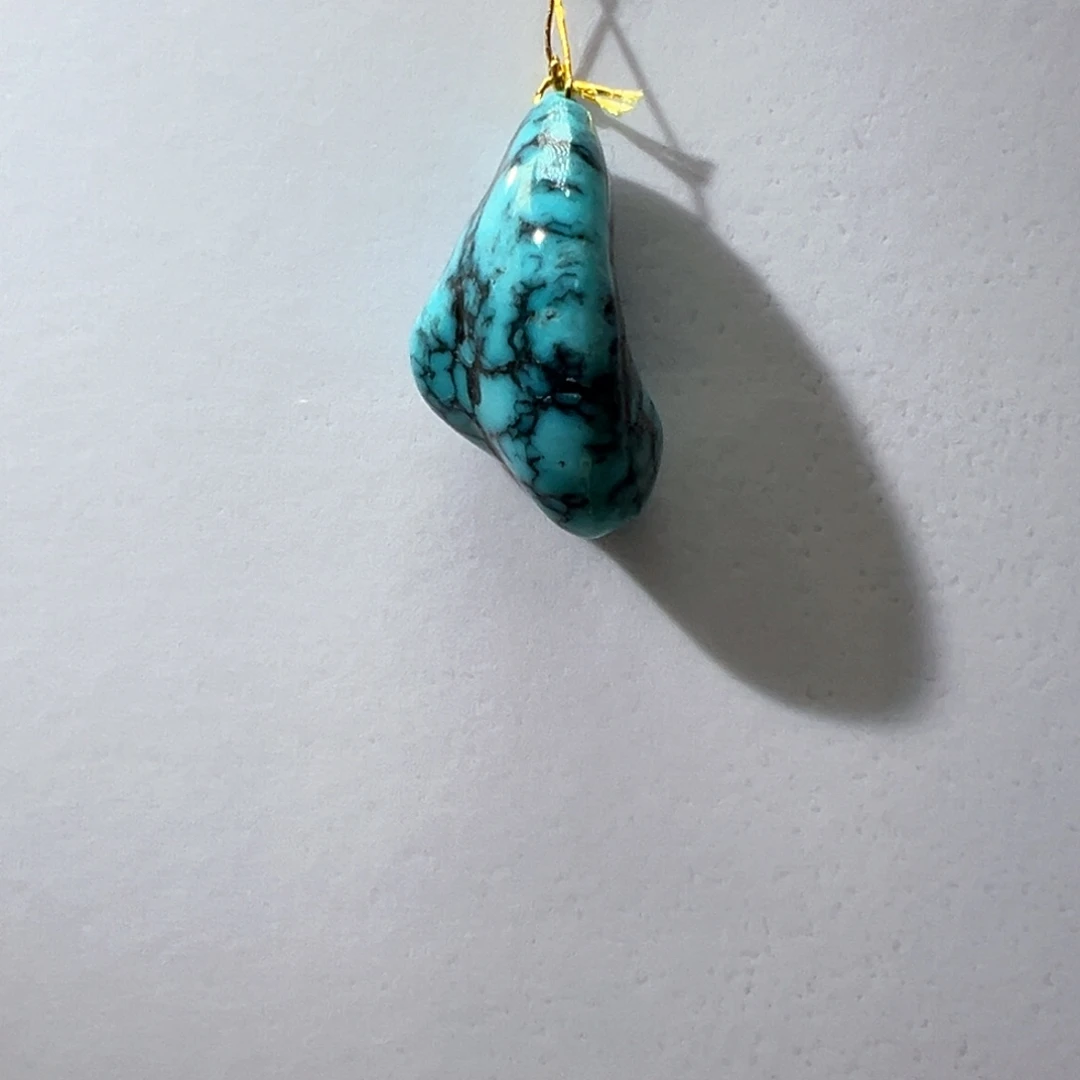 绿松石未镶嵌挂件