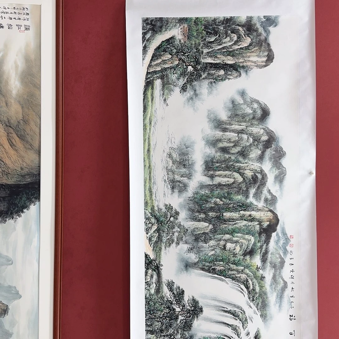 国画国画作品欣赏小六尺