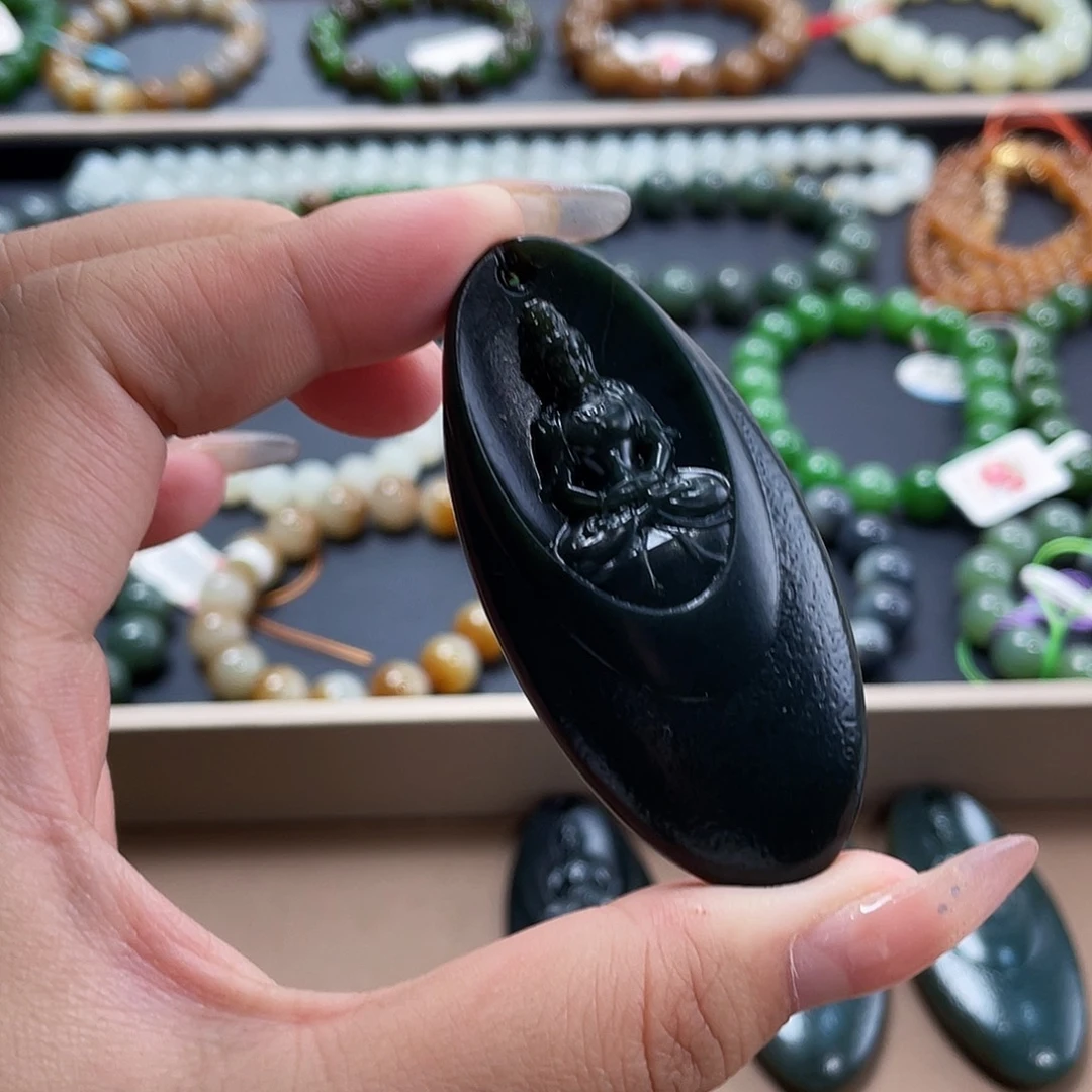 手链未镶嵌和田玉新疆青玉