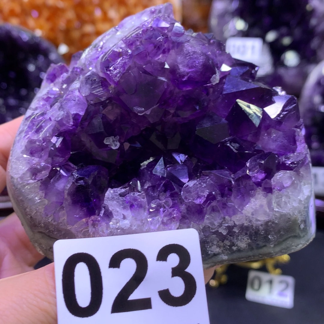 未镶嵌摆件紫晶水晶