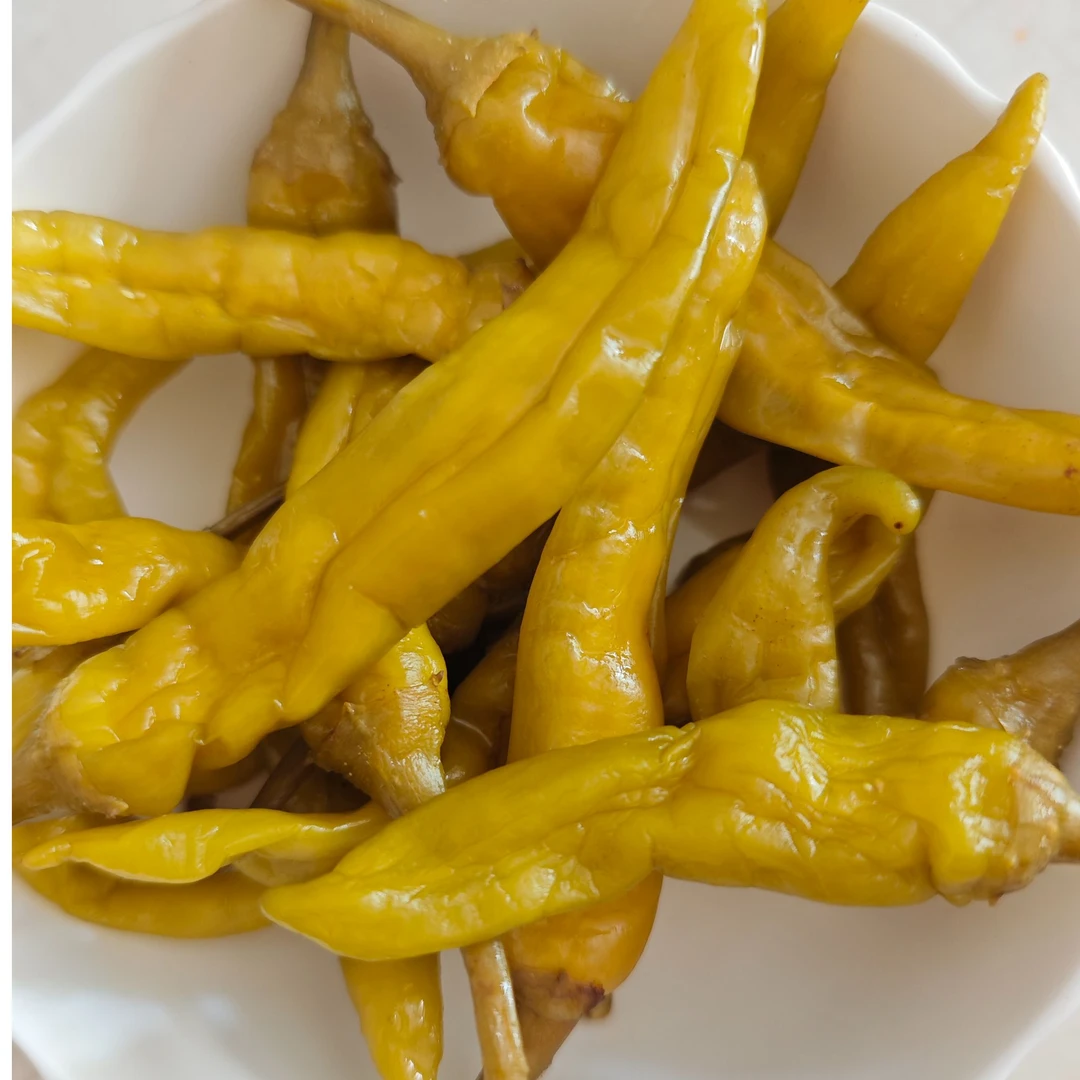腌辣椒农家自种新鲜嫩豆角一斤包邮无添加腌制下饭菜腌豇豆酸豆角